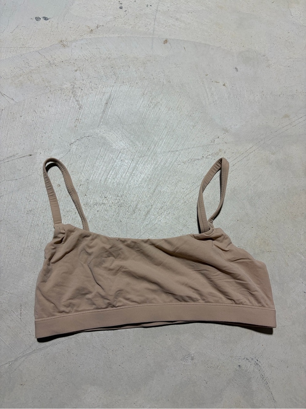 SKIMS Nude Bralette with Thin Straps small